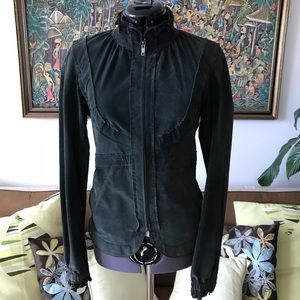 JUNE Leather Fitted Victorian Jacket S